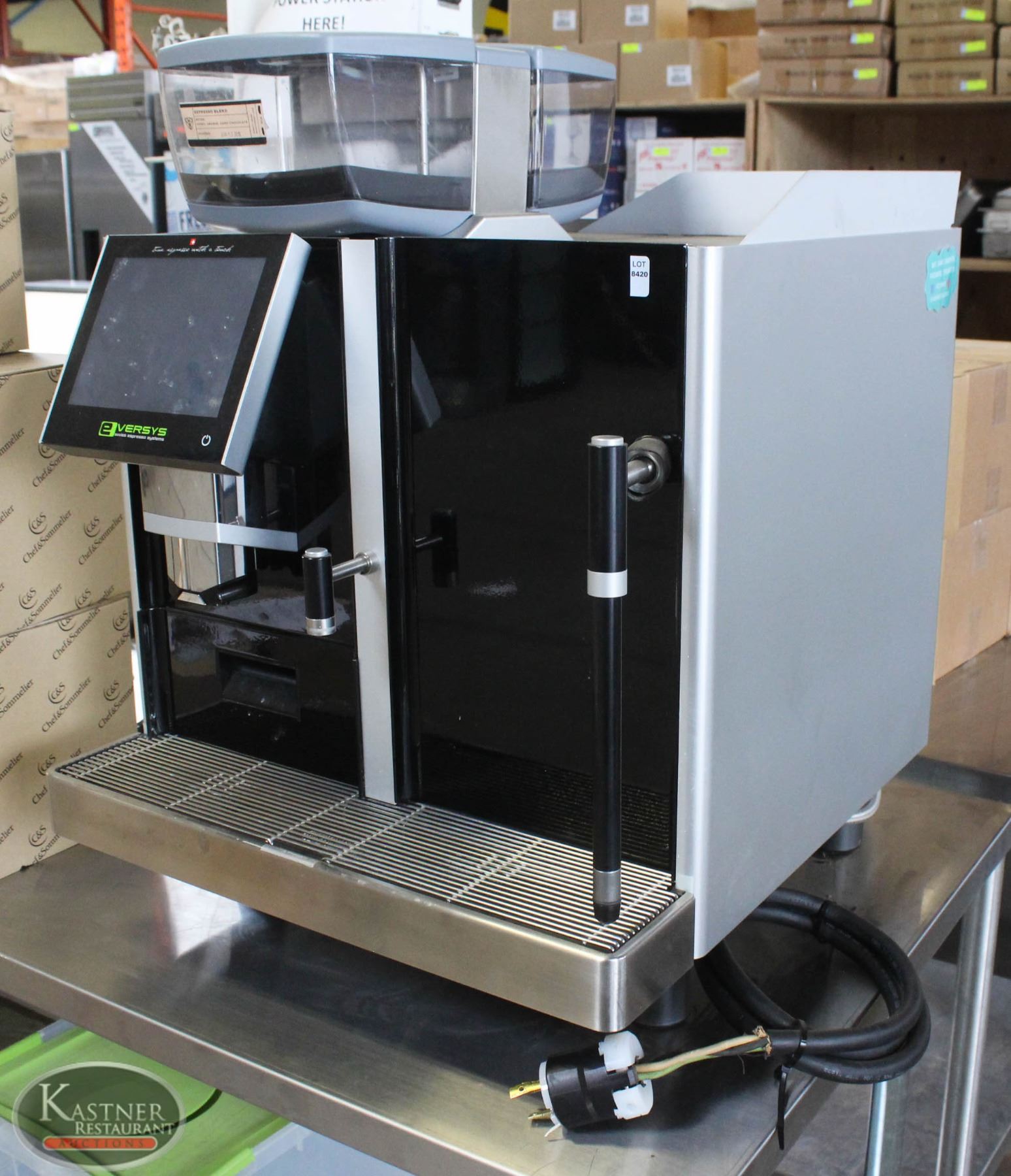 BAILIFF SEIZURE: EVERSYS E'2 COMMERCIAL AUTOMATIC ESPRESSO MACHINE