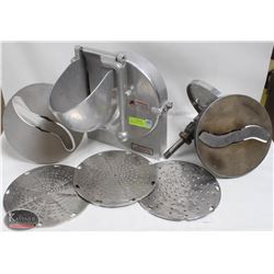 TOTE OF HOBART-MIXER SHREDDING ACCESSORIES