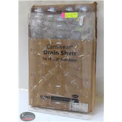 CAMBRO DRAIN SHELF FOR 18" X 26" FOOD BOXES & PANS