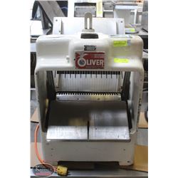 OLIVER GRAVITY FEED BREAD SLICER
