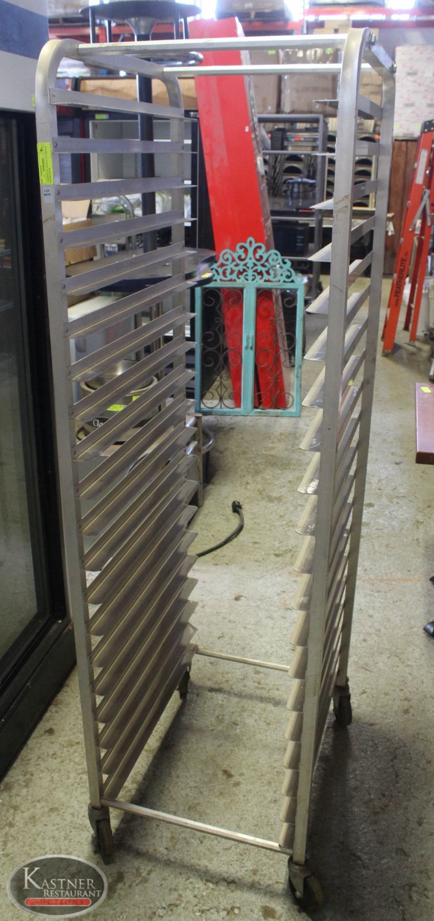 COMMERCIAL 20-SLOT ALUMINUM BAKERS RACK