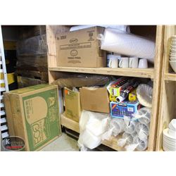 BAILIFF SEIZURE LARGE LOT OF VARIOUS DISPOSABLE