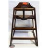 Image 1 : BAILIFF SEIZURE DARK BROWN HIGH-CHAIR