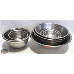 BAILIFF SEIZURE ASSORTED S/S MIXING BOWLS