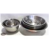 Image 1 : BAILIFF SEIZURE ASSORTED S/S MIXING BOWLS