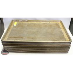 LOT OF 13 FULL SIZE PERFORATED BUN PANS