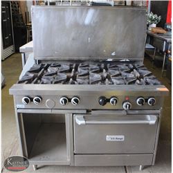 BAILIFF SEIZURE U.S.RANGE 8-BURNER RANGE