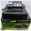 Image 1 : CASIO PCR-T290 ELECTRONIC CASH REGISTER W/ KEYS &