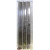 Image 1 : GROUP OF THREE 44" ORDER RAILS