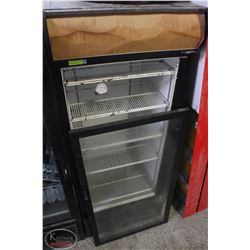 HABCO UPRIGHT GLASS DOOR DISPLAY COOLER *AS IS