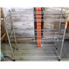 Image 1 : BAILIFF SEIZURE 3' CHROME-WIRE STORAGE RACK-3 TIER