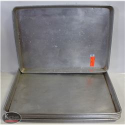 BAILIFF SEIZURE LOT OF SIX 16" X 21-1/2" BUN PANS