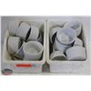 Image 1 : BAILIFF SEIZURE LOT OF CERAMIC RIBBED SAUCE-CUPS