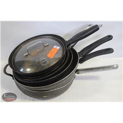 BAILIFF SEIZURE GROUP OF 7 ASST. SAUCEPANS W/ LID