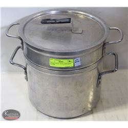 DOUBLE POTS- 10 QT. & 8QT BOTH W/ LIDS