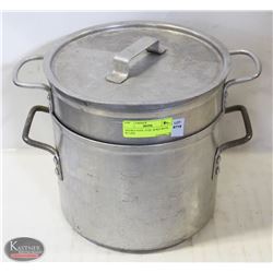 DOUBLE POTS- 10 QT. & 8QT BOTH W/ LIDS
