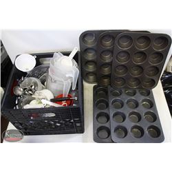BAILIFF SEIZURE MUFFIN BAKERS PANS & MANY VARIOUS