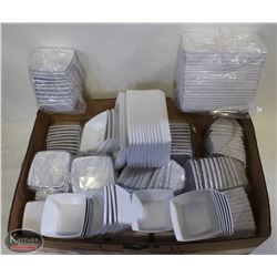 BAILIFF SEIZURE FLAT W/ SMALL PLASTIC APPETIZER