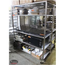 BAILIFF SEIZURE HEAVY DUTY CUSTOM S/S STORAGE RACK