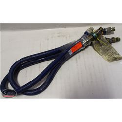 BAILIFF SEIZURE TWO BLUE QUICK-CONNECT GASLINE