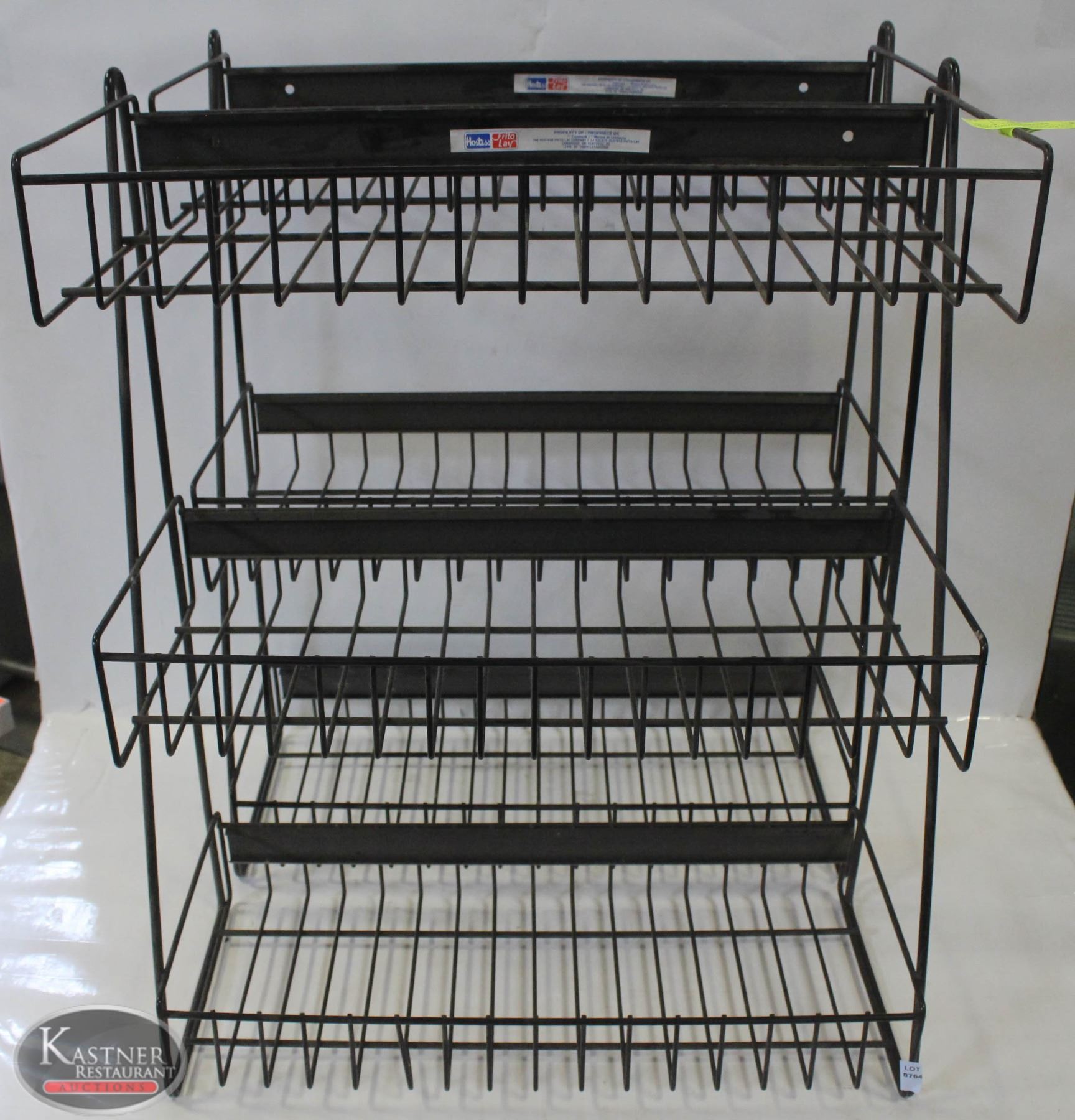 TWO 18" COUNTERTOP 3TIER MERCHANDISE DISPLAY RACK Kastner Auctions