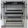 Image 1 : TWO 18" COUNTERTOP 3-TIER MERCHANDISE DISPLAY RACK