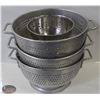Image 1 : LOT OF 4 ASSORTED COLANDERS