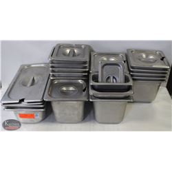 BAILIFF SEIZURE LOT OF ASSORTED S/S FOOD INSERTS