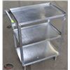 Image 1 : BUS CART 3-TIER STAINLESS STEEL