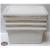 Image 1 : BAILIFF SEIZURE 3 WHITE STACKABLE CAMBRO TOTES