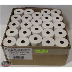 CASE OF 3-1/8 THERMAL-PRINTED RECEIPT ROLLS