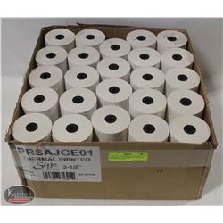 CASE OF 3-1/8 THERMAL-PRINTED RECEIPT ROLLS