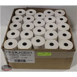 CASE OF 3-1/8 THERMAL-PRINTED RECEIPT ROLLS