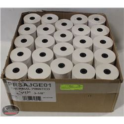 CASE OF 3-1/8 THERMAL-PRINTED RECEIPT ROLLS