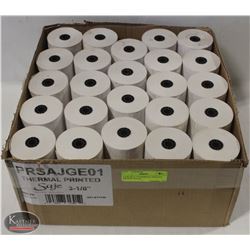 CASE OF 3-1/8 THERMAL-PRINTED RECEIPT ROLLS