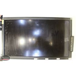 46" SHARP AQUOS TV - NO POWER SUPPLY CORD.