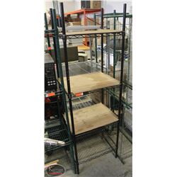 BAILIFF SEIZURE: LOT OF 3 WIRE STORAGE RACK