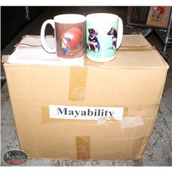 CASE OF 36 GRAPHIC 16 OZ  COFFEE MUGS : DOGS &