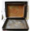 Image 1 : LOT OF 3 STRAPPED ROASTING PANS