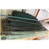 Image 1 : LOT OF ASSORTED GREEN-WIRE STORAGE RACKING