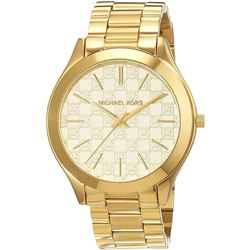 MICHAEL KORS SLIM RUNWAY CHAMPAGNE DIAL  WATCH