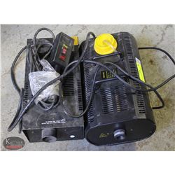 LOT OF 2 SMOKE MACHINES