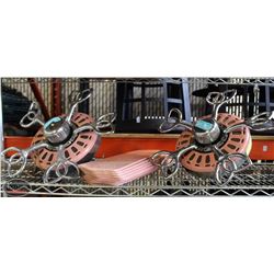 LOT OF 2 CEILING FANS