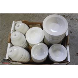 BAILIFF SEIZURE: FLAT OF ASSORTED SMALL BOWLS