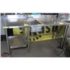 Image 1 : S/S PREP TABLE W/ WASH BASIN & DEPOSIT(DROP-CHUTE)