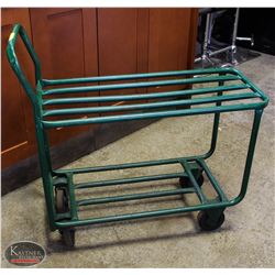 2-TIER TUBULAR CART 36"X16"X26" W/ 36" HANDLE