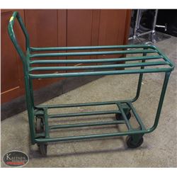 2-TIER TUBULAR CART 36"X16"X26" W/ 36" HANDLE