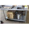 Image 1 : 5 FT STAINLESS STEEL WORKTABLE W/ UNDERSHELF