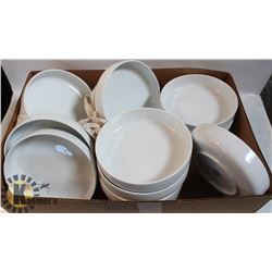 FLAT OF 8" CRATE & BARREL PASTA BOWLS