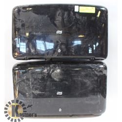 TWO TORK WALL MOUNT BATHROOM TISSUE DISPENSERS